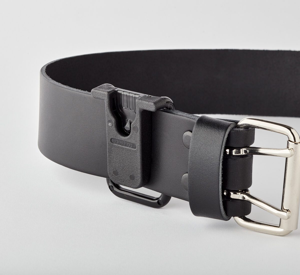 Peter Jones Klick Fast Clip-On Dock fitted to leather belt