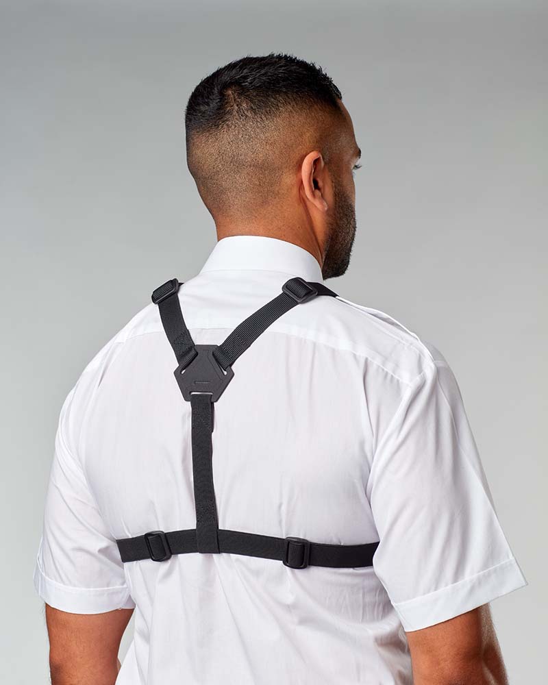 Delta Four-Point Chest Harness by Peter Jones - view from rear