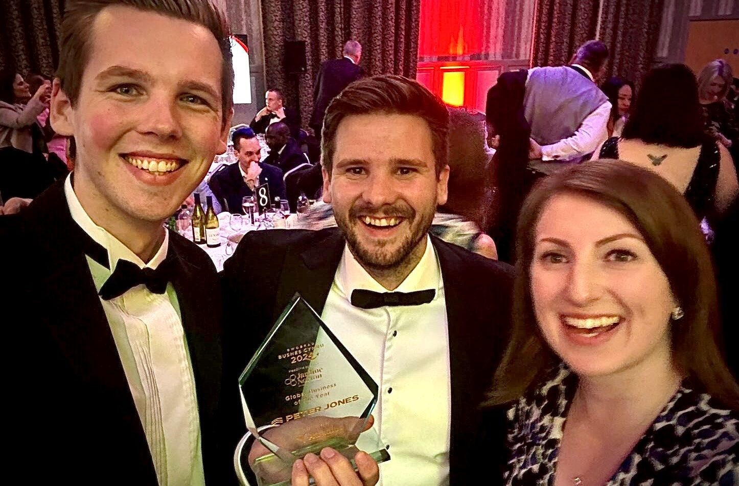 Peter Jones - Winner of the Global Business of the Year at the Wales Business Awards 2024